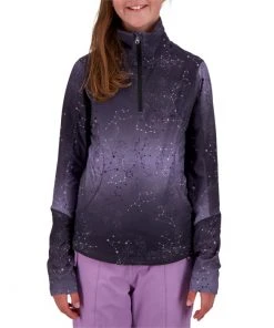 Obermeyer Clara 1/4 Zip Top - Girls' -Obermeyer Sales Shop obermeyer clara 1 4 zip top girls 10