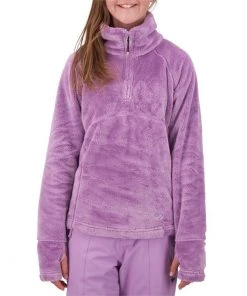 Obermeyer Furry Fleece Top - Girls' -Obermeyer Sales Shop obermeyer furry fleece top girls 6